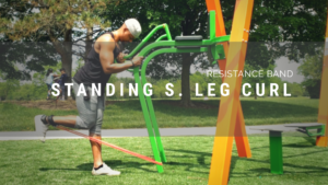 Banded Standing Leg Curl
