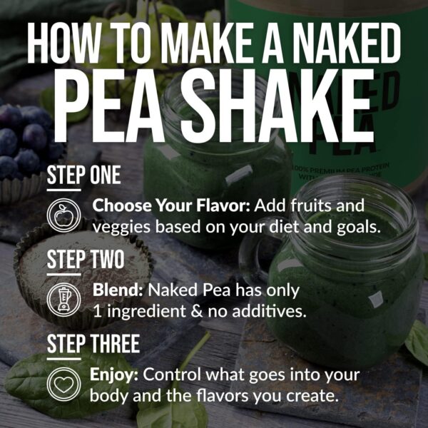 Naked Pea Unflavored Vegan Pea Protein Isolate - Image 4