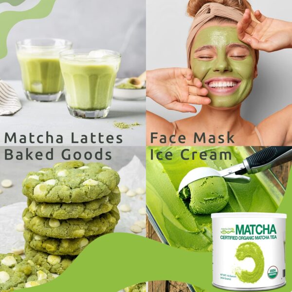 MATCHA DNA Certified Organic Matcha Green Tea Powder - Image 5
