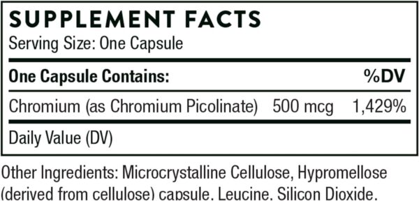 Thorne Chromium Picolinate - Image 4
