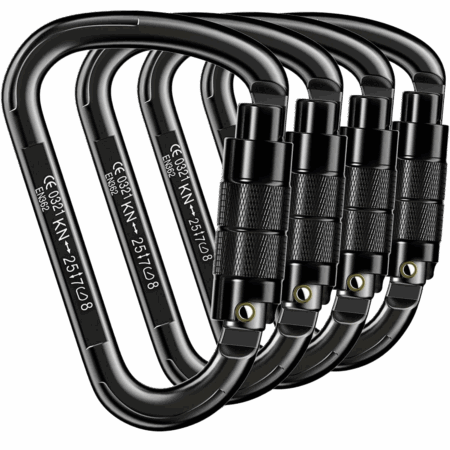 All Black Carabiners