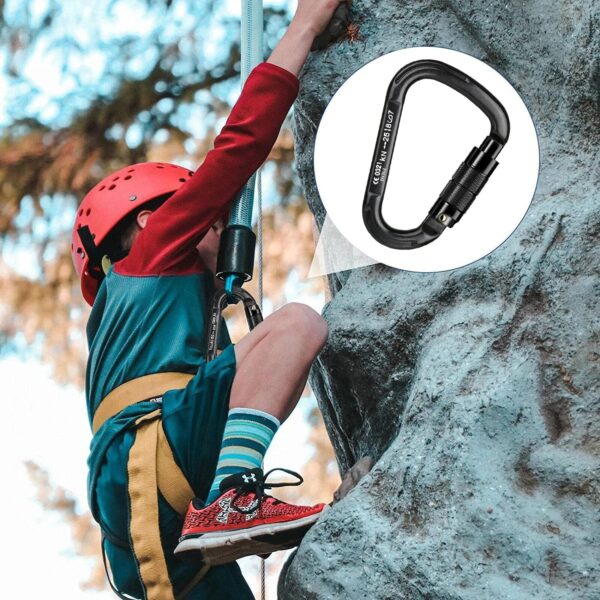 All Black Carabiners - Image 3