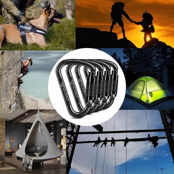 All Black Carabiners - Image 5