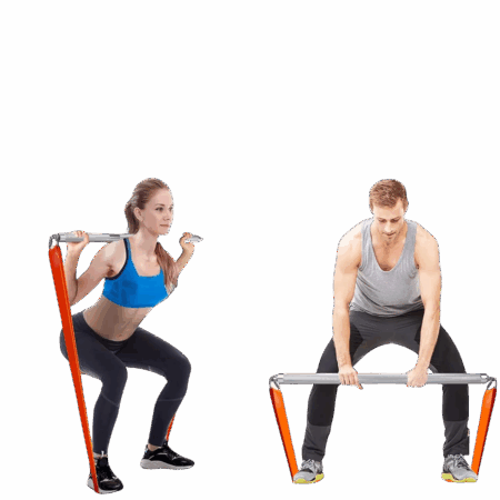 DASKING Detachable Resistance Bands Bar
